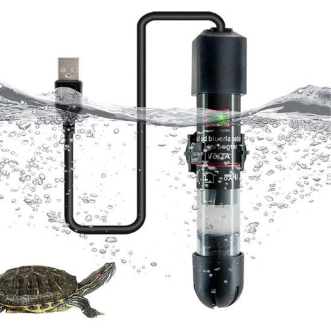 Calentador de agua para acuario - Mini calentador - Temperatura constante - Control inteligente - 10W - Negro (1/5)