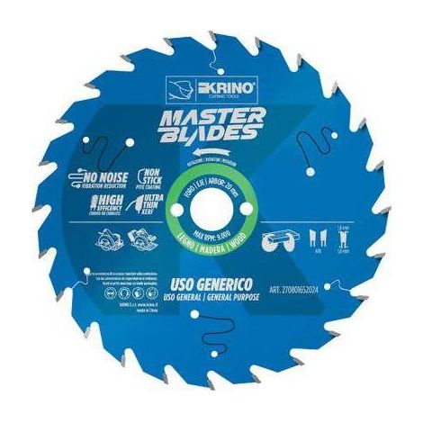 LAMA CIRCOLARE X LEGNO MASTER BLADES KRINO