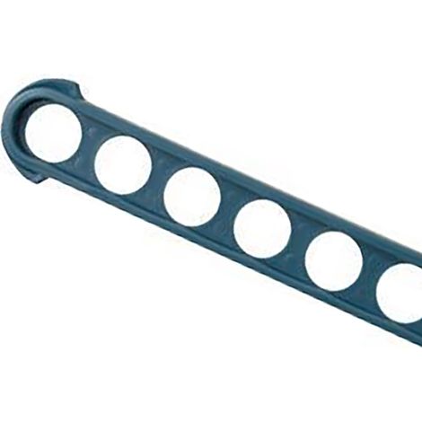 Portant à vêtements à huit trous, cadre de fenêtre créatif pour vêtements, portant à vêtements à clipser, portant de voyage compact et portable, bleu. (1/5)
