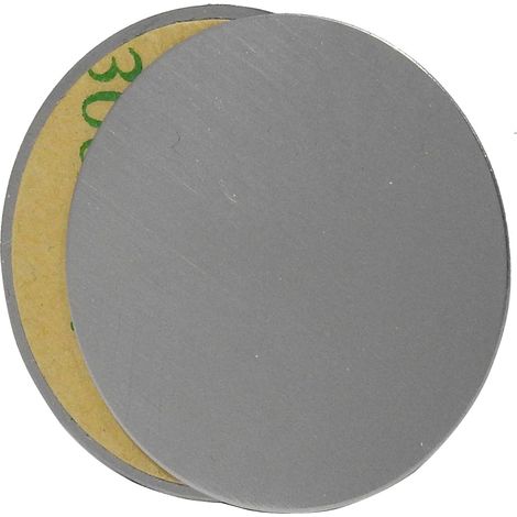 cofi1453 2x Magnet Ersatz Metallplättchen für Auto Magnet Handyhalter KFZ Universal Magnethalterung silber