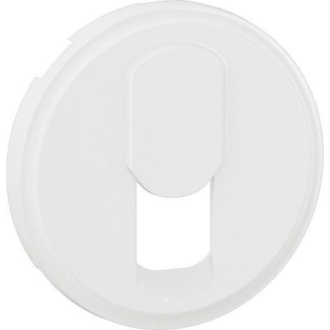 enjoliveur - pour prise rj45e - blanc - legrand céliane cb0340 (1/2)
