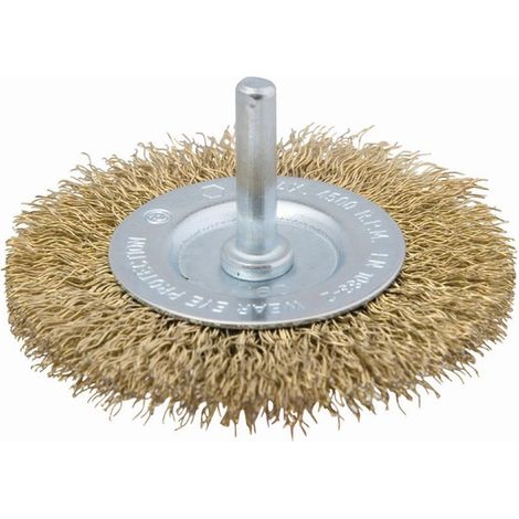 Scheibenbürste 75mm Drahtbürste Rundbürste Bürste Handwerkzeuge Werkzeug TOP NEU (1/2)