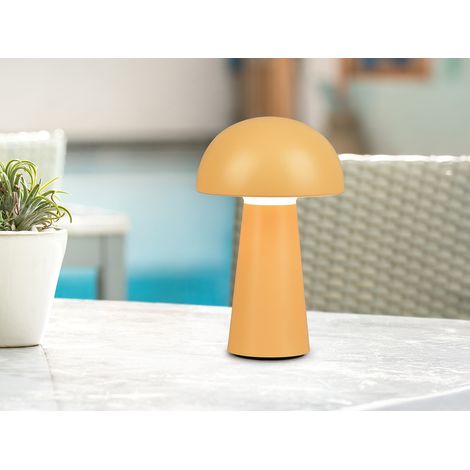 Kleine Akku Tischleuchte LENNON per USB aufladbar Gelb, Höhe 21cm (1/5)
