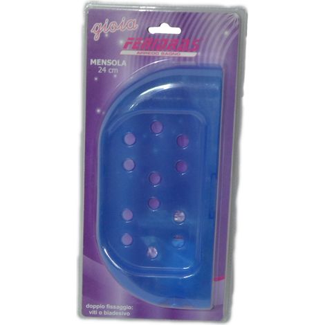 MENSOLA IN ABS BLU 23CM (1/3)