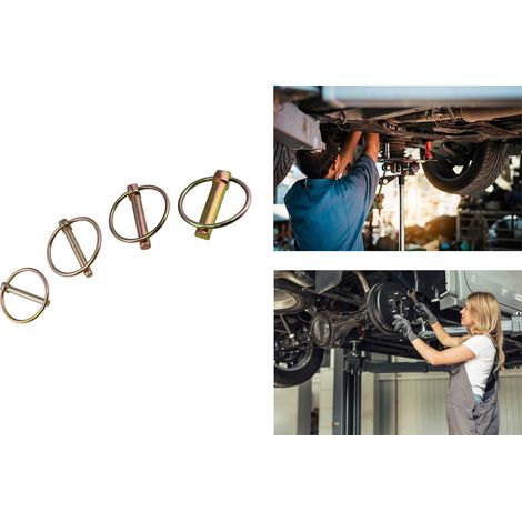 Kit Acciarino Fissaggio a Molla 4.5m a 11m Perno Bloccaggio Albero Tenuta Auto (1/5)