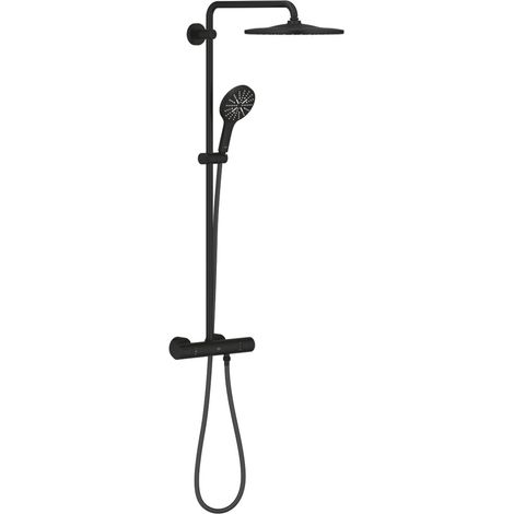 Brause-System Grohe Rainshower Smartactive 310, mit Thermostatbatterie, phantom black - 22119KF0 (1/5)