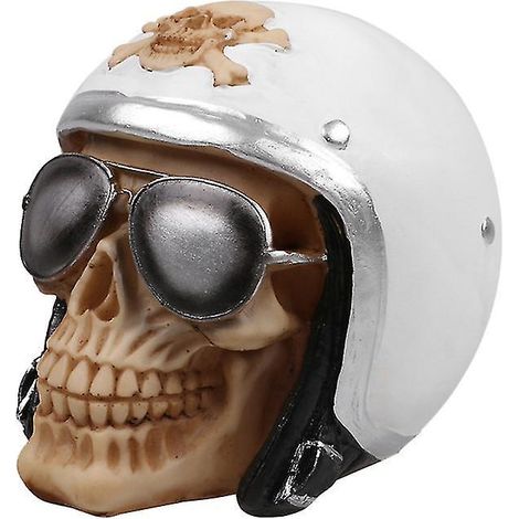 1 Stück Totenkopf aus Kunstharz als Halloween-Geschenk