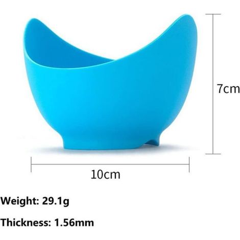 Cuiseur Oeufs - Silicone Antiadhésif Sans BPA - Pour Oeufs Pochés Et Petits Gâteaux - Lot De 4 (1/4)