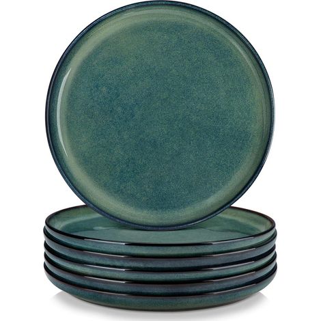 Tellerset Speiseteller 26 cm 6 Personen Starry grün Speiseteller 6x (1/5)
