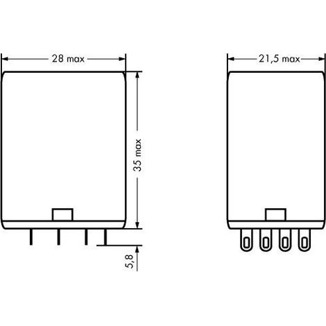 WAGO 858-150 Relais enfichable 24 V/DC 5 A 4 inverseurs (RT) 1 pc(s) X17645 (1/3)