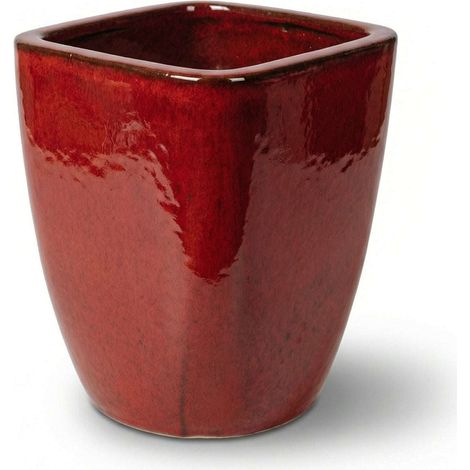Maceta VAUBAN 18x21cm rojo tropical (1/5)