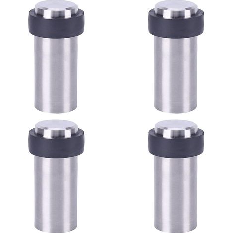 JSSEVN - 8cm Stainless Steel Floor Door Stopper Door Stopper Door Blocker (Pack of 4) (1/5)
