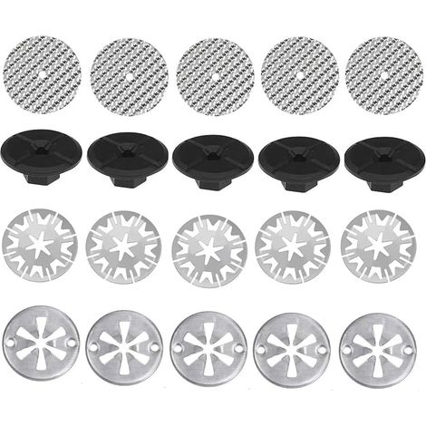 Lot de 20 disques de serrage de 30 mm - Kit de réparation avec bouclier thermique en métal de 52 mm - Plaque de réparation pour voiture - Compatible avec VW Skoda Audi N90335004 6715468 (1/5)