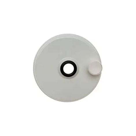 BRÖTJE Coperchio 125 mm con foro di misurazione (alluminio), 967457