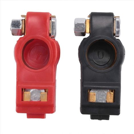 8 Kupfer-Batterieanschlussklemmen, Plus- und Minuspolklemmen, 8-teiliges Set für elektrische Kabel (1/5)
