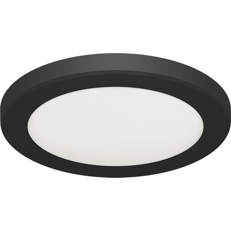 Plafonnier LED OLGA C 18W noir CCT 3000K/4600K/6500K IP20 noir (1/2)
