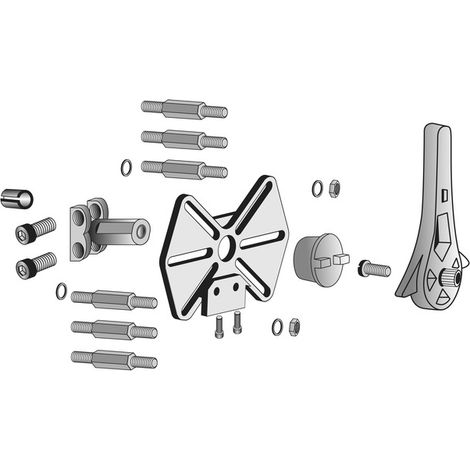 Resideo Kit de montage universel ATU2040A pour mélangeur tiers, ATU2040A