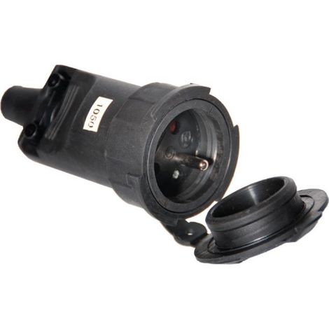 Enchufe portátil de goma con/sin 16A 250V IP65 D.3149