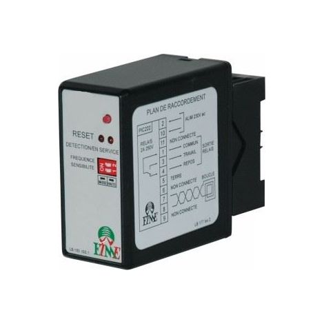 Détecteur de boucle magnétique PIC 242-2C, 2 canaux, 24V AC/DC, ETME