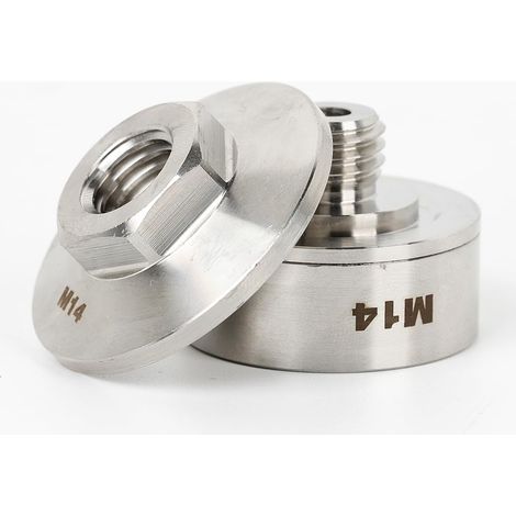 Adaptateur X-Lock sur filetage M14 avec écrou de serrage à bride M14 pour foret à diamant, lame de scie, meuleuse d'angle Xlock, adaptateur X-Lock (1 SET) (1/5)
