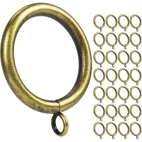 Anelli per tende - Acciaio di alta qualità - Set da 29-38 mm (1/2)