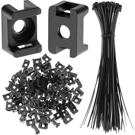 Cable Tie Bases 15 x 10 x 7 mm Nylon Cables (200 mm) (1/5)