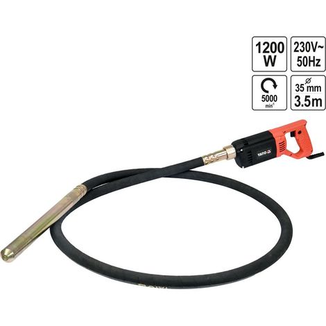 YATO YT-82600 BETONVIBRATOR 1200W + 3M 35MM BOLZEN (1/5)