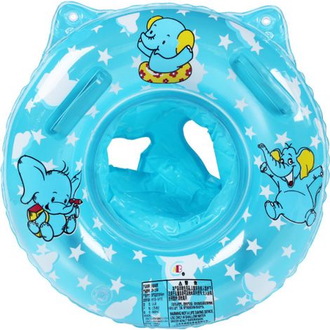 Bouée de natation pour bébés de 3 à 36 mois, accessoire de piscine, bleue. (1/4)