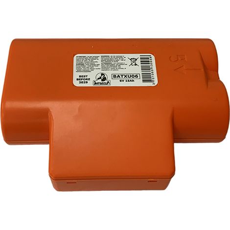 Batterie pour alarme 6V 15Ah – Lithium-chlorure de Thionyle – Compatible Daitem, Logisty, Diagral, Hager RXU06X – Batsecur