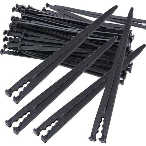 50er-Pack Gartenschlauchhalter für Bewässerungsschläuche, Gartenwasserschlauch-Befestigungsankerhalterung, Zubehör für 4/7 oder 3/5 Gartenschläuche