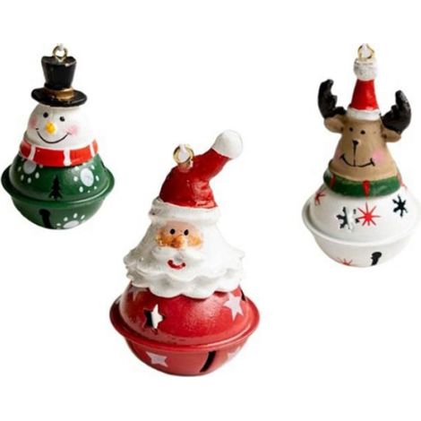Joyeux Noël Ornements Décoration Père Noël Cerf Ours Suspendu pour Arbre de Noël Pendentif Cadeau Maison Décor de Vacances (1/4)