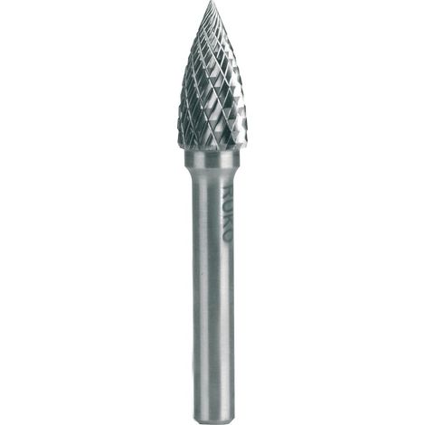 Fraise lime carbure ogive pointue forme G ogive pointue d 10mm - 116027 - RUKO - RUKO GMBH