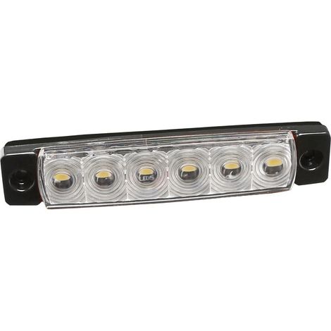 Luce ingombro - 6 Led - 12/24V - Bianco (1/5)