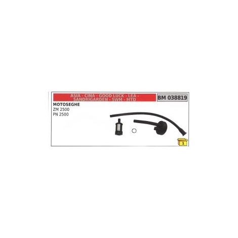 Tubo pescamiscela SANDRIGARDEN ZM 2500 - PN 2500 motosega codice 038819