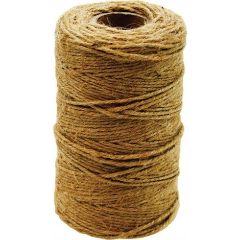 Decorazione macramè fai da te con corda di iuta naturale, 100 m x 2 mm (1/5)