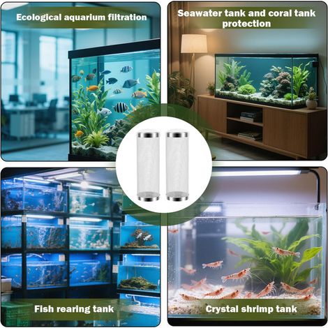 Crépine d'Aspiration en Acier Inoxydable pour Filtre d'Aquarium Protection Crevettes et Alvins Lot de 2