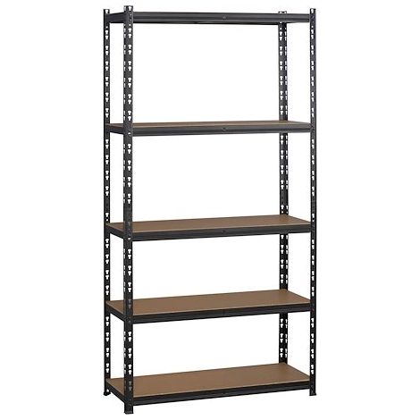 Rayonnage Concepto H 192 cm - Tablettes agglomérées sans rebords - Maxiburo (1/4)