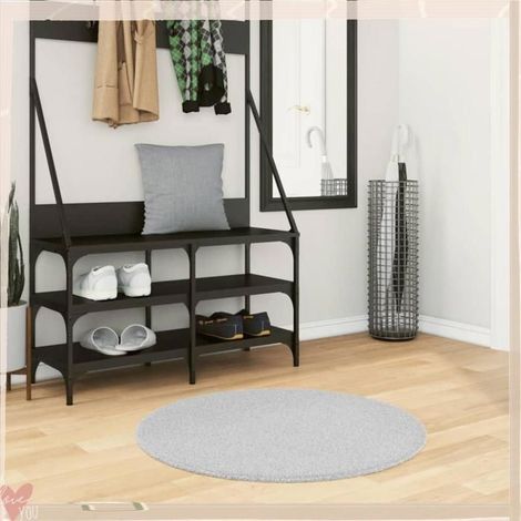 Tapis - VINGVO - HUARTE 375084 - Rond Ø80 cm - 100% polyester - Antidérapant, lavable 30°C (1/5)