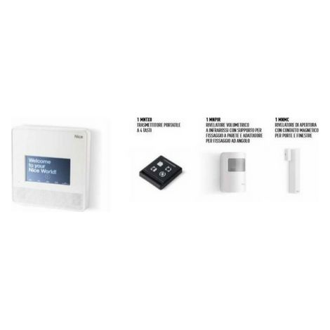 Kit de gestion d'alarme d'automatisation NICE MYNICE KIT 7001 TOUCH MNKITW7001TC (1/4)