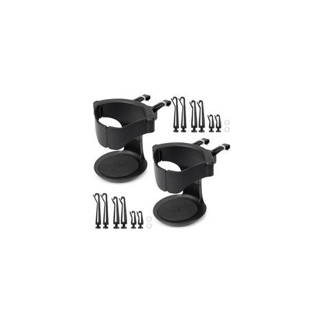 Porte-gobelet de voiture, porte-bouteille de voiture, porte-gobelet de voiture avec clips de ventilation, porte-canette de voiture, pour tasses à café, canettes et cendriers (noir) (1/5)