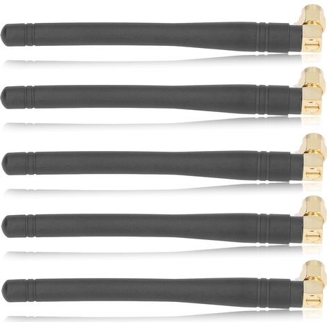 Stück Klebestabantenne 5G Omni High Gain SMA Stecker Winkelanschluss Wasserdichte Antenne für Signalübertragung (1/5)