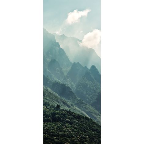 Papier peint panoramique naturel Panneau Le Sommet (1/4)
