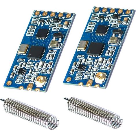 Stück 433-MHz-Funk-Seriell-Port-Modul HC-12 SI4463 SI4438, Übertragungsreichweite: 1000 m (1/5)