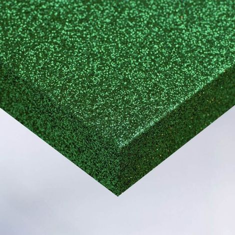 DIMEXACT - Revêtement adhésif vert bouteille pailleté - 122 cm x 0.5 m - En Rouleau (1/2)