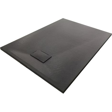 Duschtasse Bernstein GT-Serie SMC Schwarz 90x180cm mit Ablauf Typ B