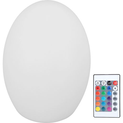Wiederaufladbare LED-Lampe mit 16 Farben, USB-Anschluss und Fernbedienung, wasserdichte Außenbeleuchtung, dekoratives Nachtlicht, 14 x 19 cm (1/5)