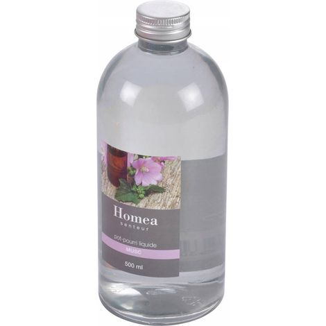 Difusor de fragancia paris-prix flower almizcle 500ml transparente