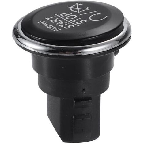 BARKBUSTERS Motoforti Bouton de démarrage et d'arrêt du moteur, bouton poussoir de démarrage, pour Dodge Challenger 2008-2014, plastique, No.1FU931X9AC, noir (1/4)