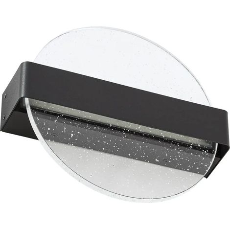 [GEBRAUCHT] B-Ware Lucande Wandleuchte Narkelo Wandlampe Led Schwarz Klar Cct Ip44 Außenleuchte