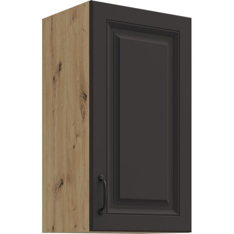 Hängeschrank 40 cm Stilo Grau + Eiche Artisan Küchenzeile Küchenblock Küche (1/5)
